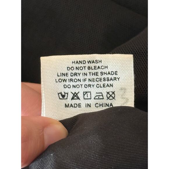 Princess Polly Charvi Sheer long sleeve ruched minidress size 10 - Picture 7 of 9